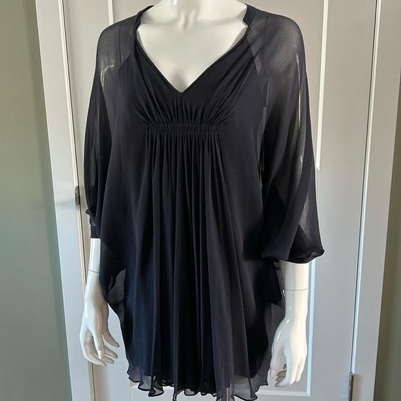 Diane Von Furstenberg Silk Fleurette Dress - Picture 11 of 17